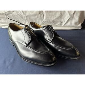 Johnston and Murphy Split Toe Oxford Dress Shoes 10b Narrow